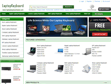 Tablet Screenshot of laptopkeyboardsale.com